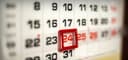 Calendar with a date circled for pet quarantine booking