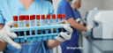 Blood sample test tubes in a veterinary laboratory representing RNATT rabies antibody testing for Australian pet import